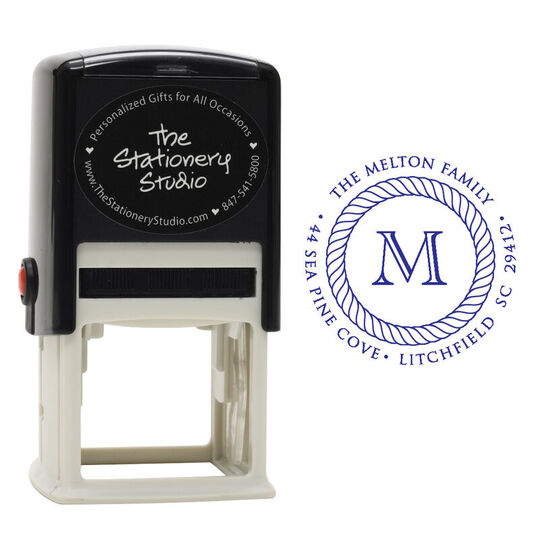 Center Initial Self-Inking Stamper
